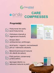 Comprese calmante cu acid hialuronic pentru mameloane iritate Ardo 12 buc