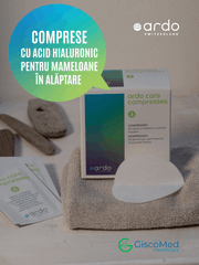 Comprese calmante cu acid hialuronic pentru mameloane iritate Ardo 12 buc