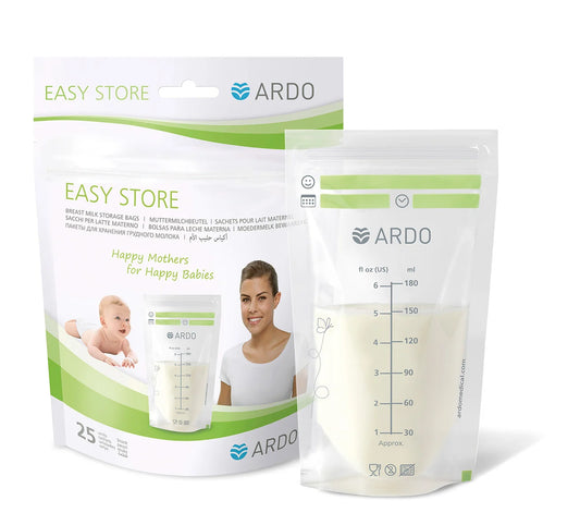 Set 25 pungi pentru stocarea laptelui matern Ardo Easy Store